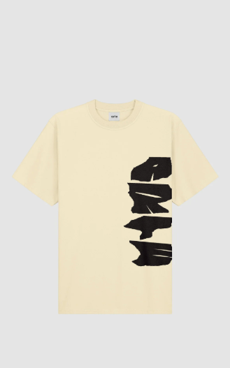 T-shirt met logo op de zijkant